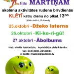 No Miķeļa līdz Mārtiņam Nodarbības
