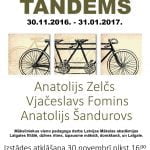 Gleznu izstādes “Tandēms” atklāšana Pasākumi, notikumi