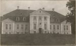 Kalnienas muižas kungu nams, ievērojama arhitekta meistardarbs Kalnamuižas pils, 1929. gads. Attēls www.zudusilatvija.lv