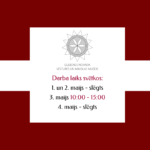 Darba laiks 1. un 4. maijā Pasākumi, notikumi