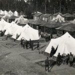 Latvijas armijas karavīru Litenes vasaras nometne. 1930-to gadu beigas