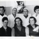 Gulbenes rajona centrālās slimnīcas darbinieces. 1970.-1980. gadi