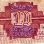 Desmit Latvijas rubļu Desmit Latvijas rubļi, 1992.gads, Gulbenes novada vēstures un mākslas muzeja krājums
