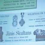 5. starptautiskā zinātniskā konference un mākslas festivāls "Divi Jūliji. Briedums" 29.07.2022, Jāņa Skultāna mēbeļu rūpniecības reklāma