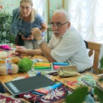 Taryer Bashirov, niedru paklāju darināšana, 5. starptautiskais mākslas festivāls “Divi Jūliji. Briedums”, 30. jūlijs