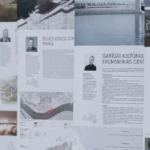 Foto, baneri, RTU izstāde "Jaunie arhitekti Latvijai" Gulbenē.