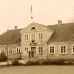 Lejasciema pagasta un tiesas nams. Celts 1872.gadā. Foto, Lejasciema pagasta un tiesas nams. Celts 1872.gadā.